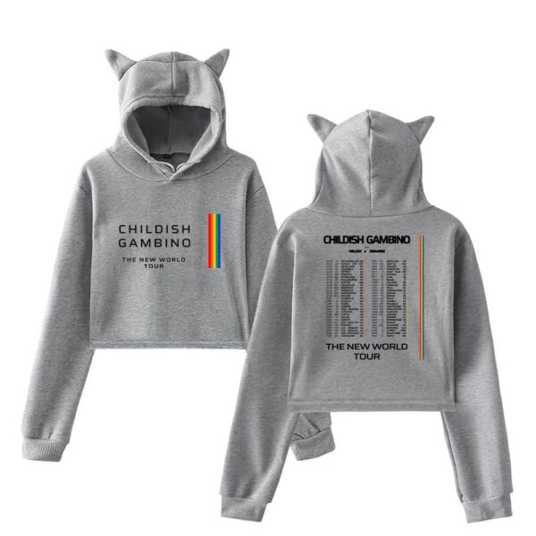 Childish Gambino Cropped Hoodie #1 - Image 4