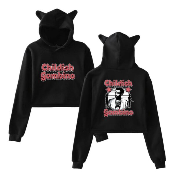 Childish Gambino Cropped Hoodie #4 - Image 2