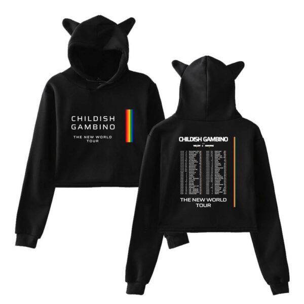 Childish Gambino Cropped Hoodie #1 - Image 2