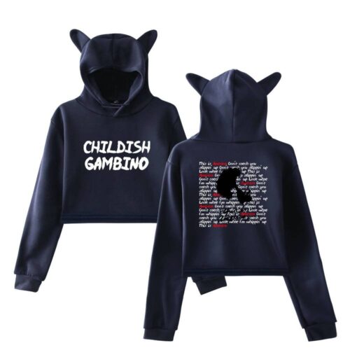 Childish Gambino Cropped Hoodie #2