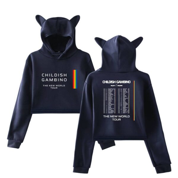 Childish Gambino Cropped Hoodie #1 - Image 3