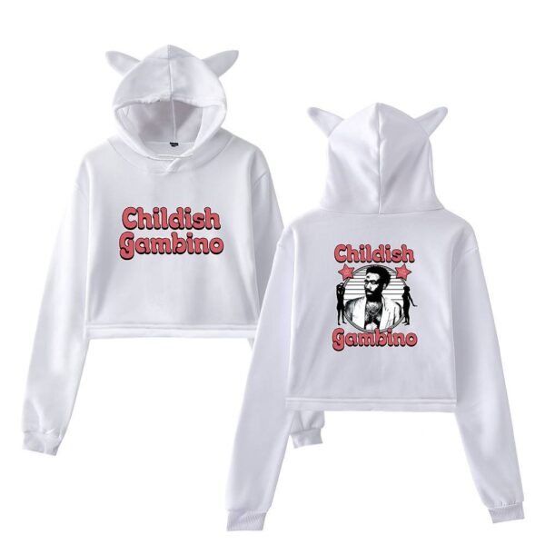 Childish Gambino Cropped Hoodie #4 - Image 3