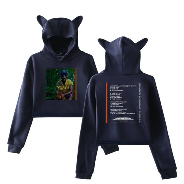 Childish Gambino Cropped Hoodie #3 - Image 4